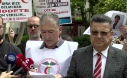 İzmir Sağlık Platformu ’17 Nisan Sağlıkta Şiddetle Mücadele Günü’ için basın açıklaması yaptı