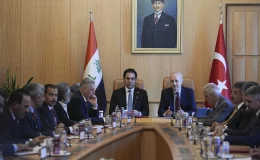 TBMM Başkanı Numan Kurtulmuş, Irak Temsilciler Meclisi Başkanvekili Muhsin Ali Ekber El Mendelavi ile görüştü
