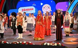 Cumhurbaşkanı Yardımcısı Cevdet Yılmaz, 23 Nisan Çocuk Şenliği’nde konuştu