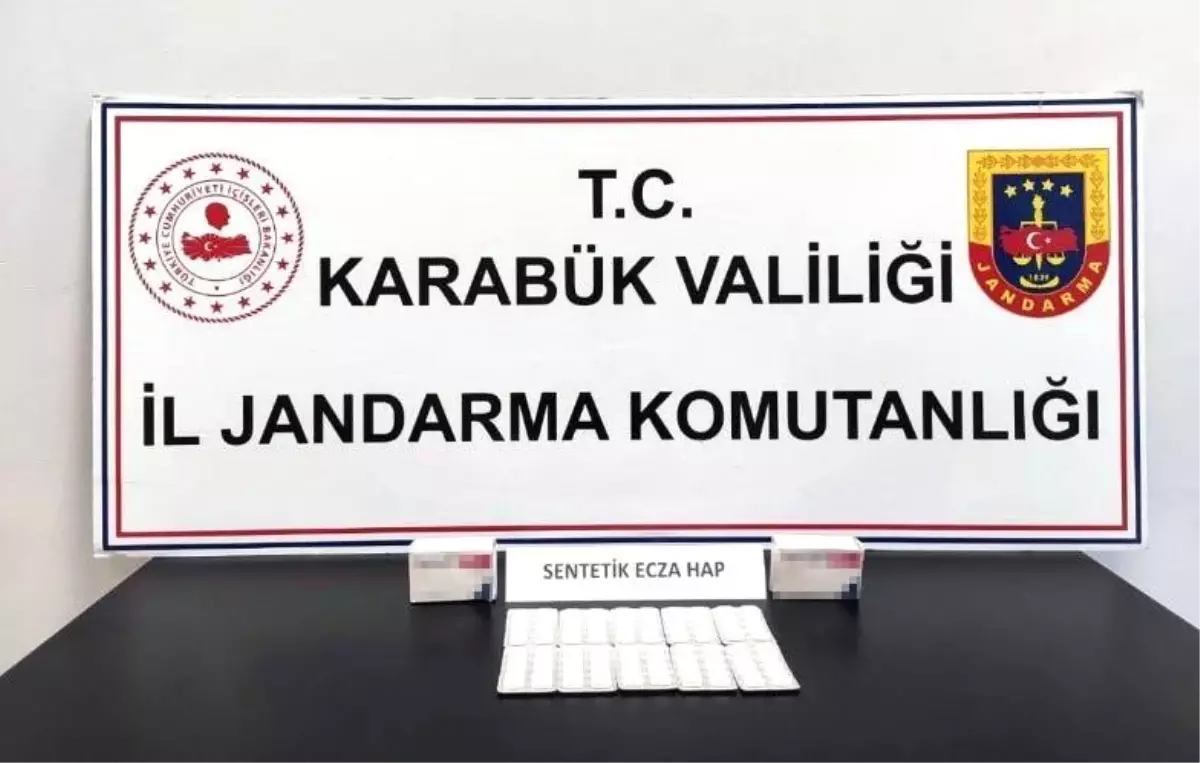 Karabük’te Uyuşturucu Hapla Yakalanma