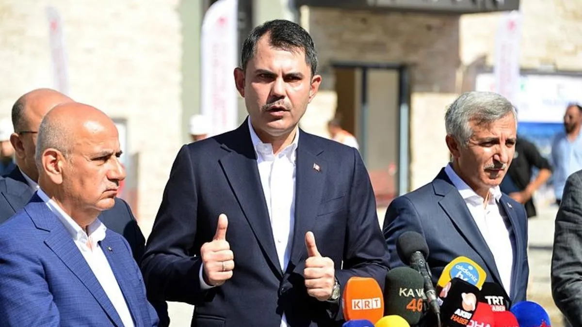 Çevre, Şehircilik ve İklim Değişikliği Bakanı Kurum, Kahramanmaraş’ta konuştu