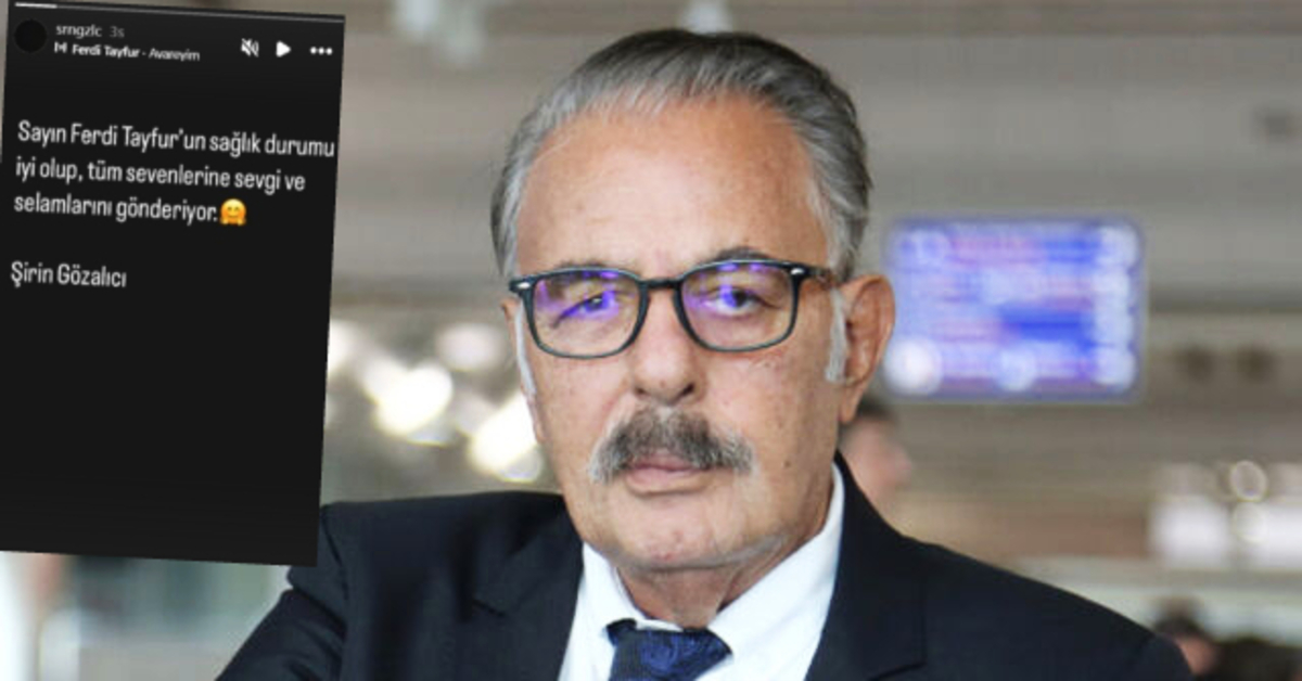 Şirin Gözalıcı’dan, Ferdi Tayfur’un sağlık durumuyla ilgili açıklama