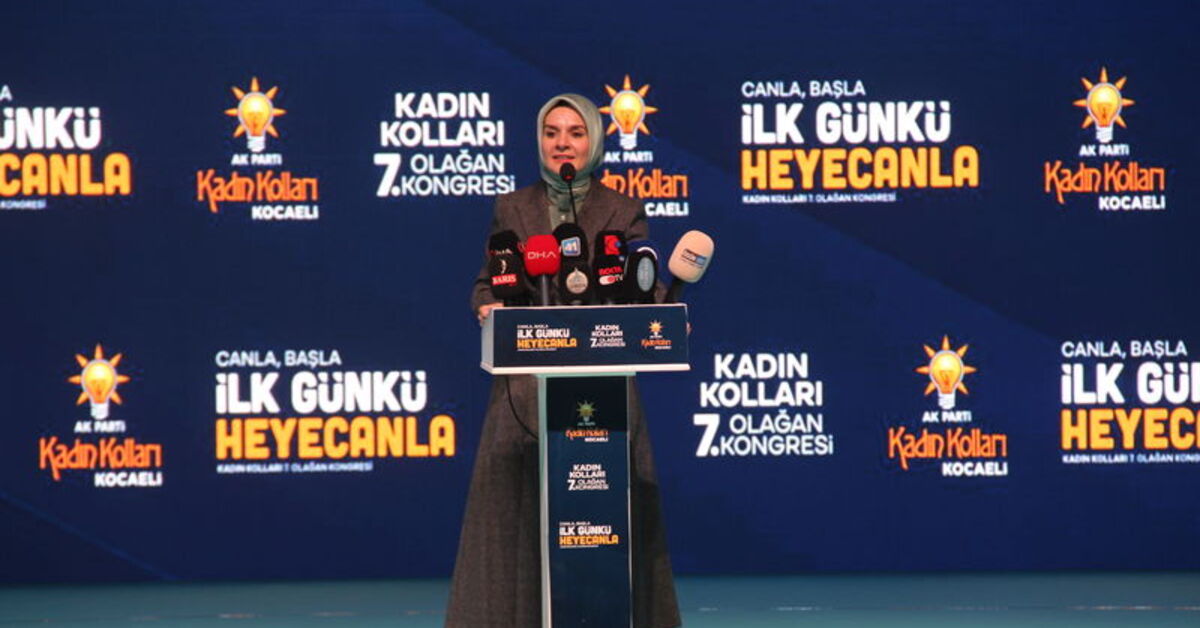 Bakan Göktaş, AK Parti Kocaeli Kadın Kolları 7. Olağan Kongresinde konuştu