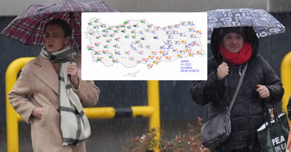 Meteoroloji saat verip uyardı! 5 bölgede sağanak!