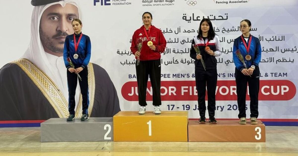 Milli eskrimci Aleyna Ertürk’ten altın madalya!