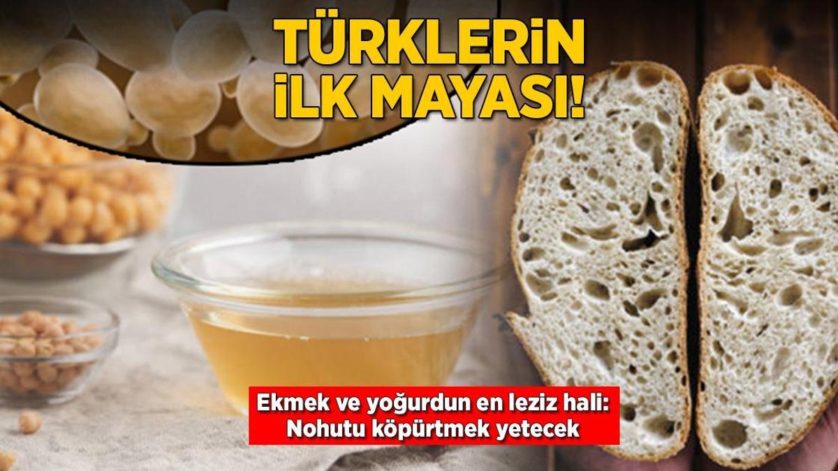 Türklerin ilk mayası! Ekmek ve yoğurdun en leziz hali: Nohutu köpürtmek yetecek