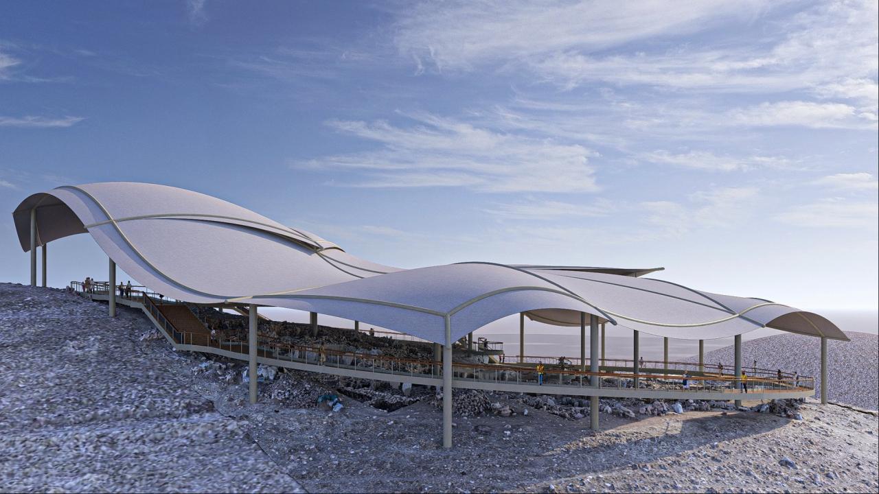 Karahantepe Ören Yeri’ne koruma çatısı yapımına başlandı