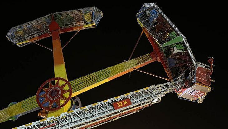 Yer! Trabzon! Lunaparkta korkunç dakikalar